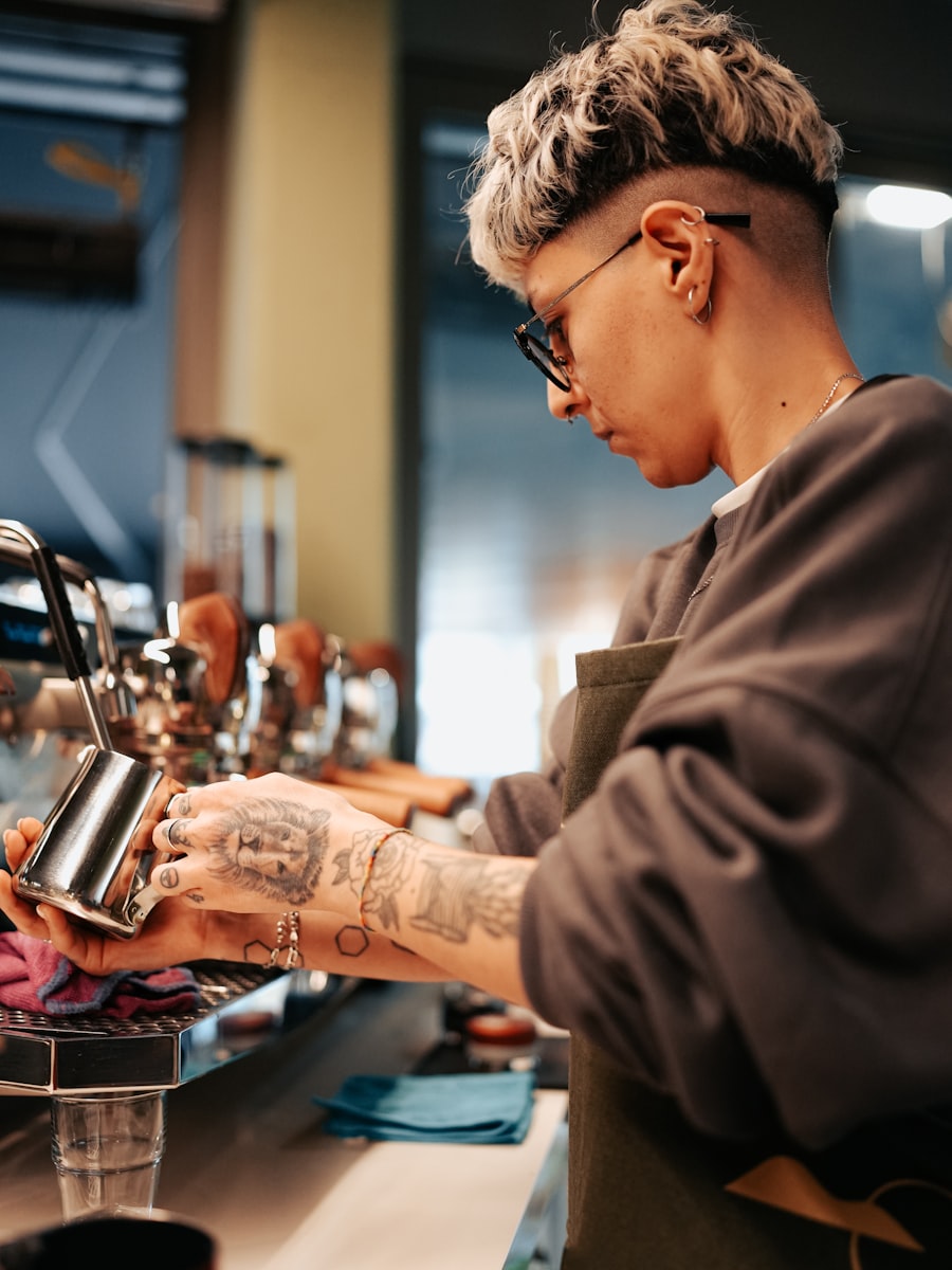 Notre barista au Comptoir